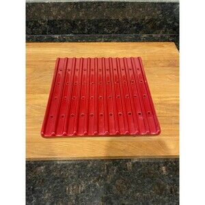 Temptations Old World red large trivet